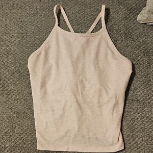 PINK Victoria's Secret All-Day Cotton High-Neck Bra Tank